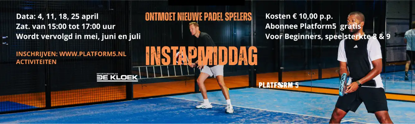 Zaterdag Padel instapmiddag