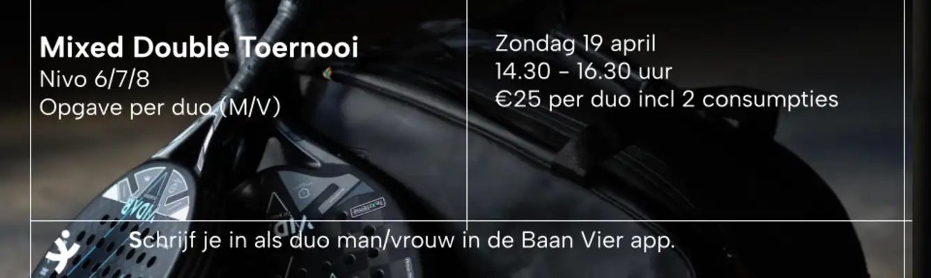 Mixed double tournooi
