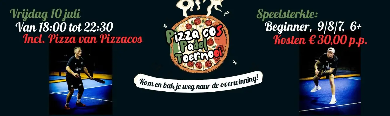 Vrijdagavond Pizza toernooi speelsterkte  beginners, 9/8/7, 6+ 