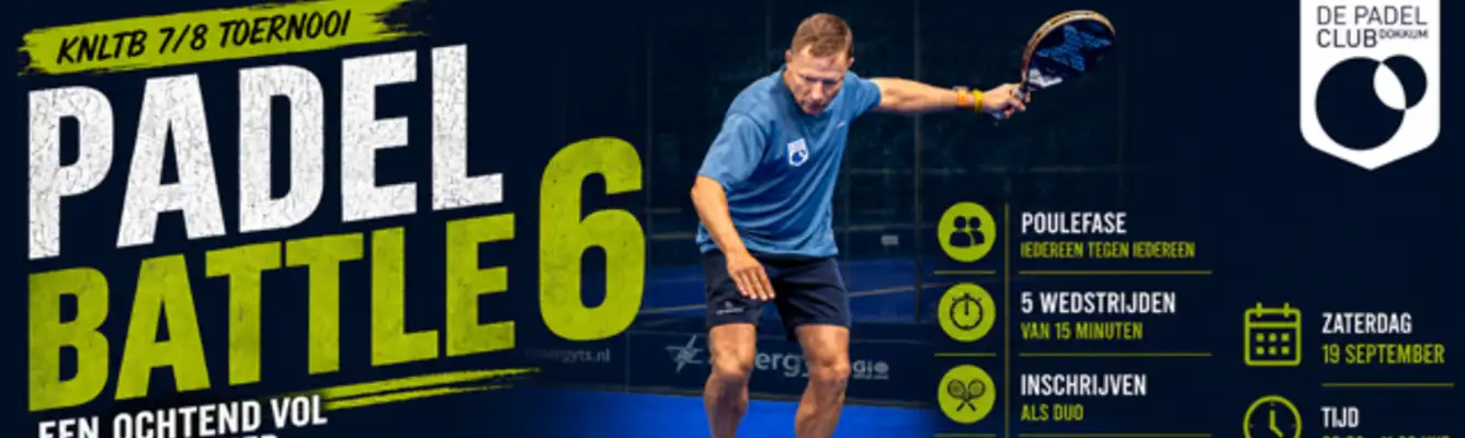 Padel Battle 6 - KNLTB 7/8