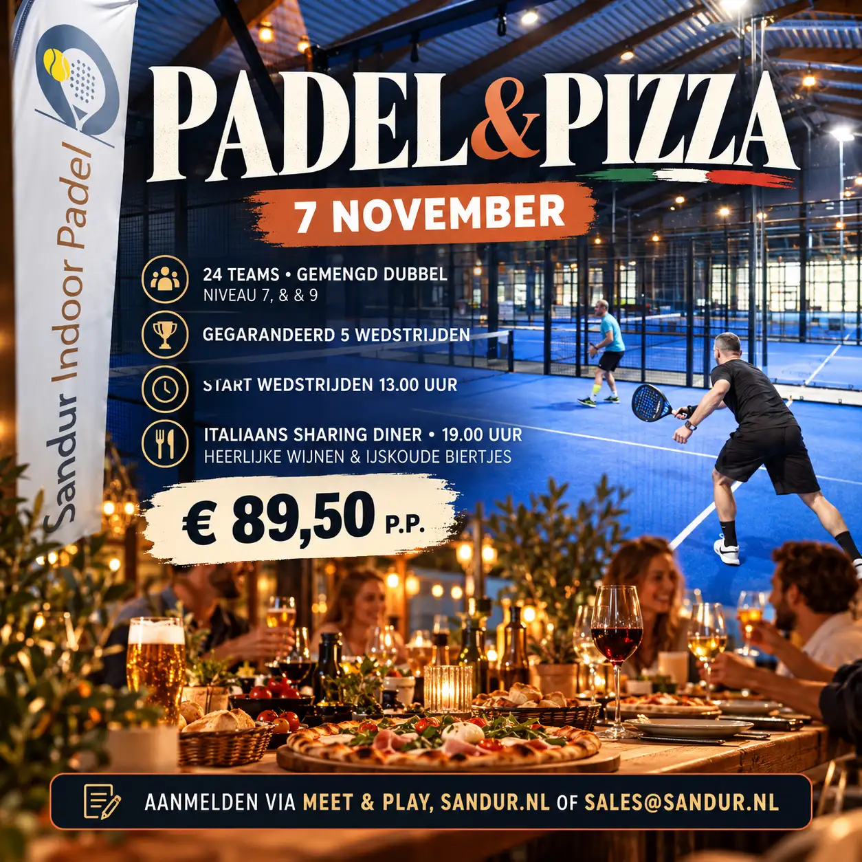Padel & Pizza